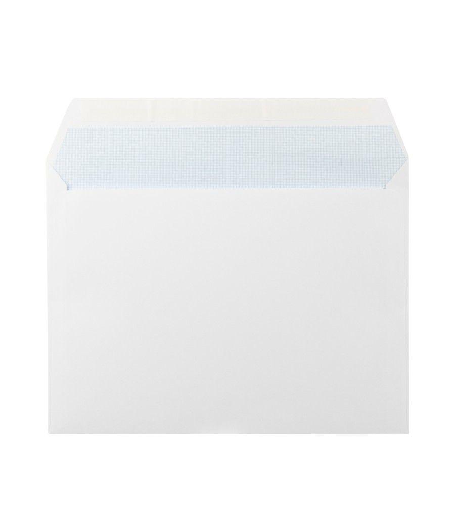 Sobre liderpapel n.16 blanco folio especial 260x360mm silicona caja de 250 unidades solapa recta - Imagen 1