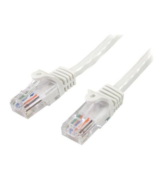 StarTech.com Cable de Red de 10m Blanco Cat5e Ethernet RJ45 sin Enganches - Imagen 1