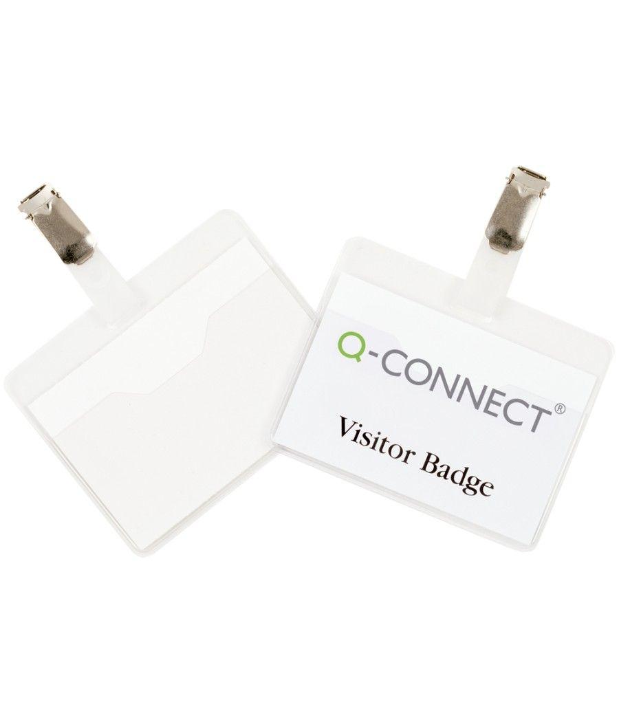 Identificador con pinza q-connect kf01562 60x90 mm cerrada - Imagen 1