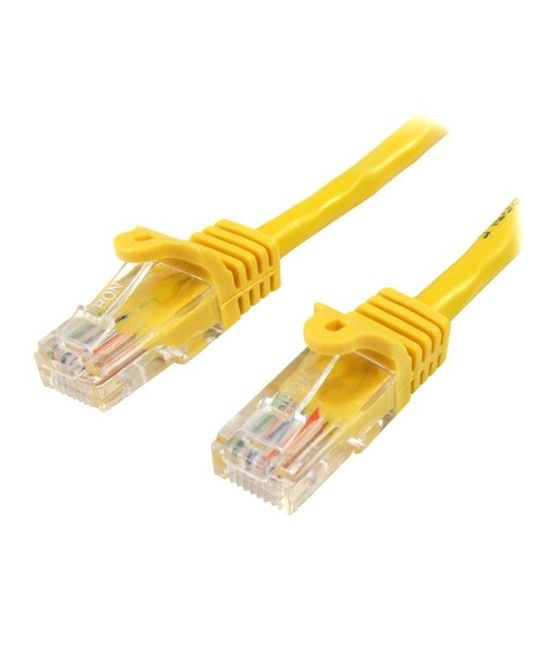 StarTech.com Cable de Red de 10m Amarillo Cat5e Ethernet RJ45 sin Enganches - Imagen 1
