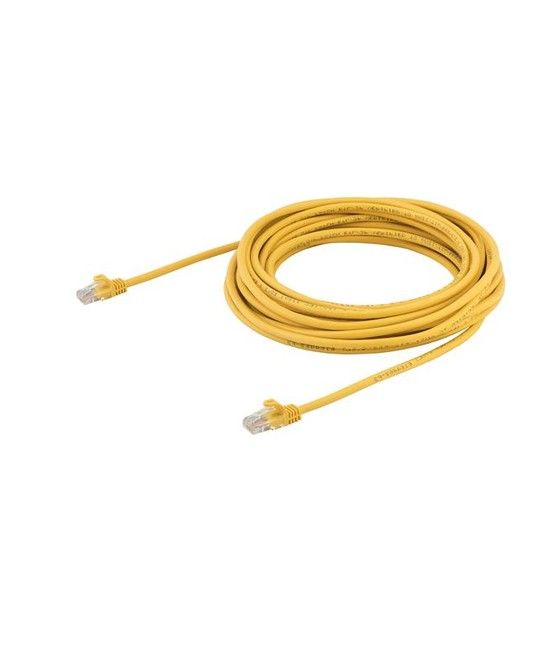 StarTech.com Cable de Red de 10m Amarillo Cat5e Ethernet RJ45 sin Enganches - Imagen 3