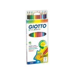 Lápices de colores giotto stilnovo 12 colores unidad - Imagen 1
