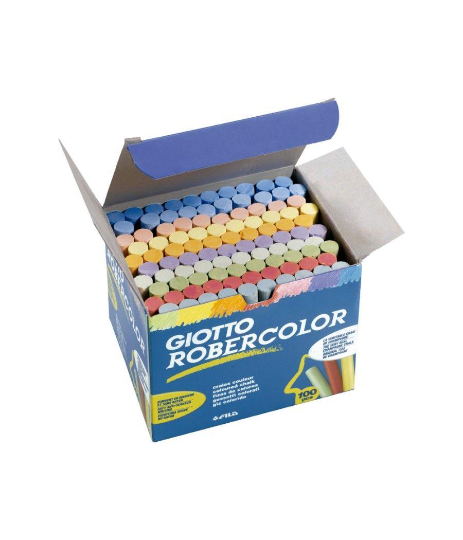 Tiza color antipolvo robercolor -caja de 100 unidades - Imagen 1