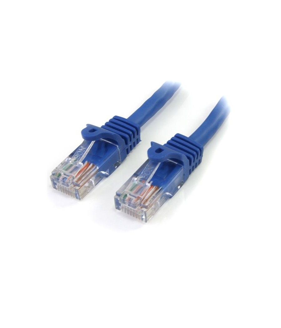StarTech.com Cable de 1m Azul de Red Fast Ethernet Cat5e RJ45 sin Enganche - Cable Patch Snagless - Imagen 2
