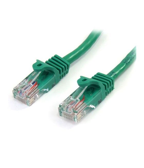 StarTech.com Cable de 1m Verde de Red Fast Ethernet Cat5e RJ45 sin Enganche - Cable Patch Snagless - Imagen 1