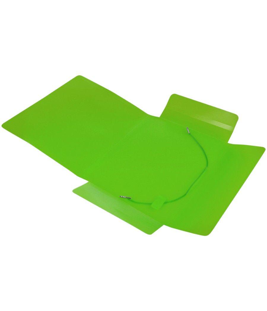 Carpeta liderpapel gomas solapas 34973 polipropileno din a5 verde - Imagen 1