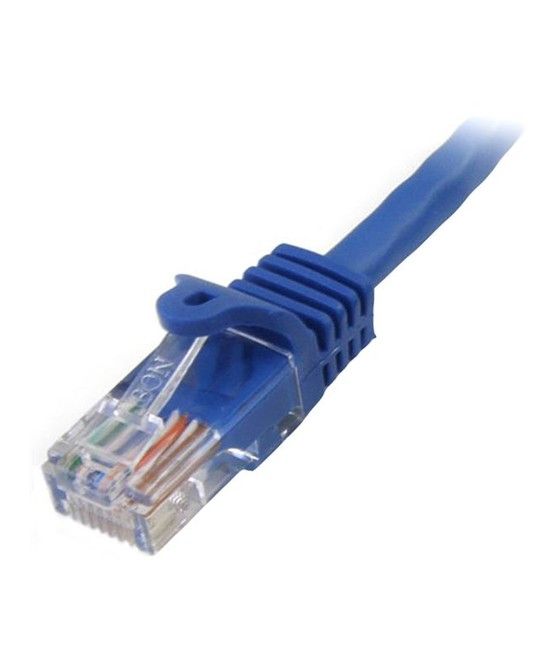 StarTech.com Cable de 2m Azul de Red Fast Ethernet Cat5e RJ45 sin Enganche - Cable Patch Snagless - Imagen 2