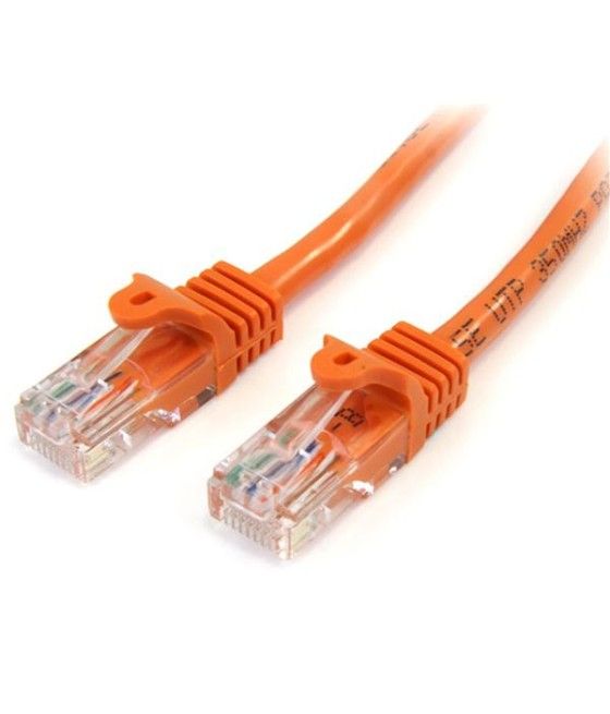 StarTech.com Cable de 2m Naranja de Red Fast Ethernet Cat5e RJ45 sin Enganche - Cable Patch Snagless - Imagen 2