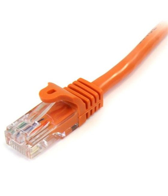 StarTech.com Cable de 2m Naranja de Red Fast Ethernet Cat5e RJ45 sin Enganche - Cable Patch Snagless - Imagen 3