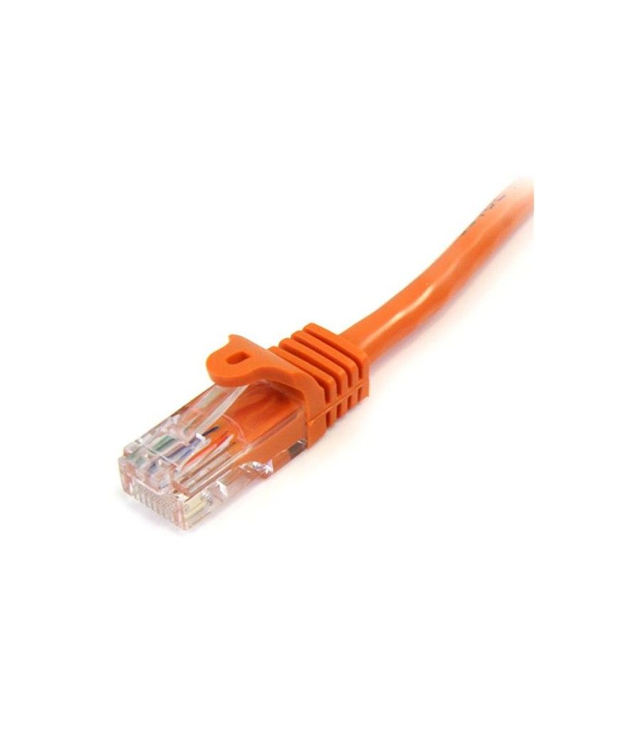 StarTech.com Cable de 2m Naranja de Red Fast Ethernet Cat5e RJ45 sin Enganche - Cable Patch Snagless - Imagen 3