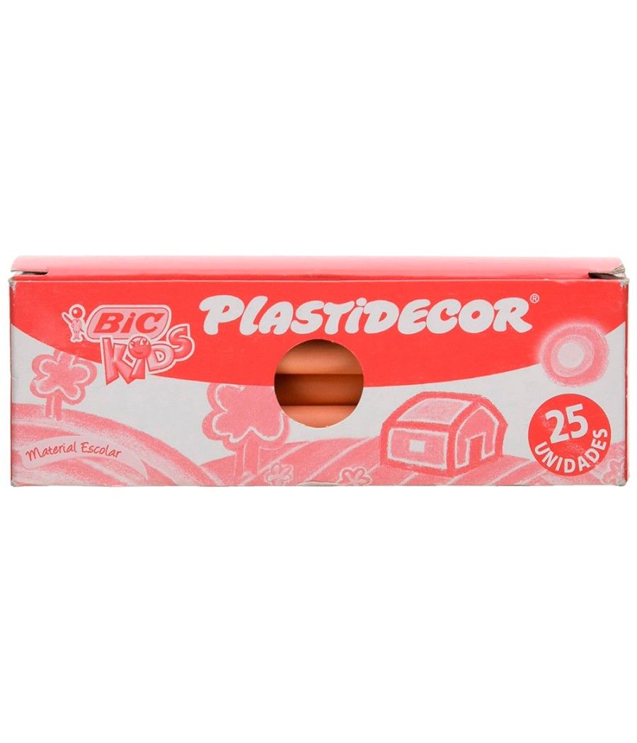 Lápices plastidecor unicolor carne-27 caja con 25 lápices - Imagen 1
