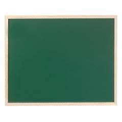 Pizarra verde q-connect marco de madera 60x40 cm sin repisa - Imagen 1