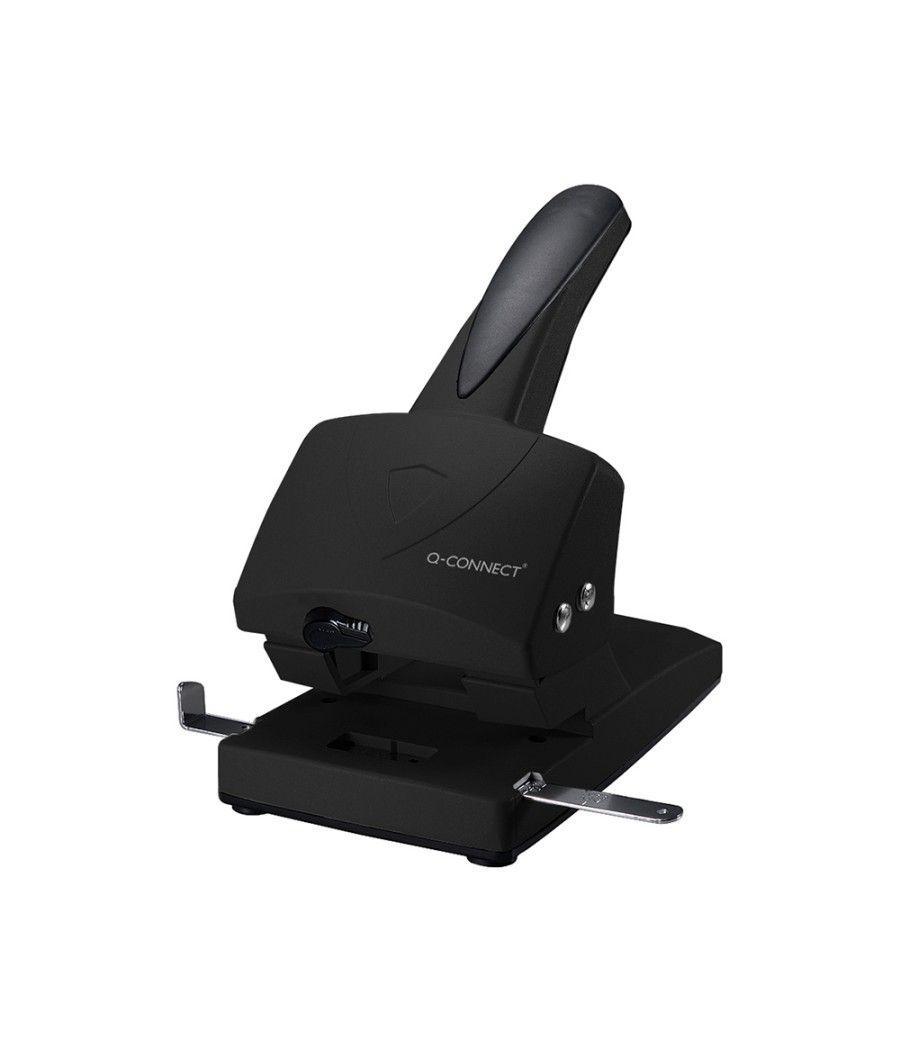 Taladrador q-connect kf01237 negro abertura 6,5 mm capacidad 65 hojas - Imagen 1