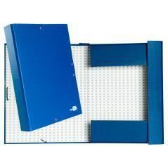 Carpeta proyectos liderpapel folio lomo 50mm cartón forradoazul - Imagen 1