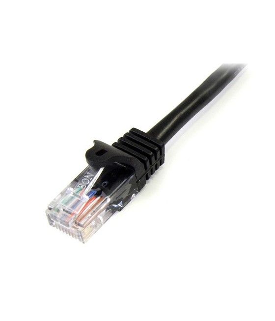 StarTech.com 45PAT5MBK cable de red Negro 5 m Cat5e U/UTP (UTP) - Imagen 2