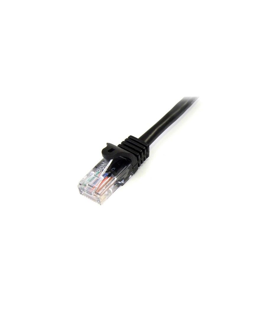 StarTech.com 45PAT5MBK cable de red Negro 5 m Cat5e U/UTP (UTP) - Imagen 2