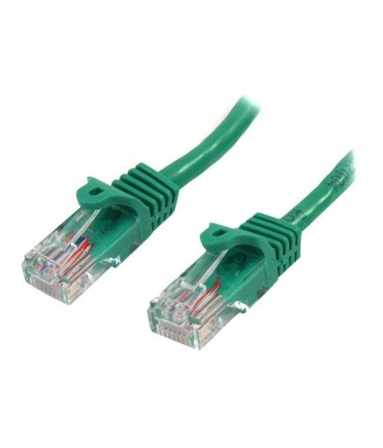 StarTech.com Cable de Red de 5m Verde Cat5e Ethernet RJ45 sin Enganches