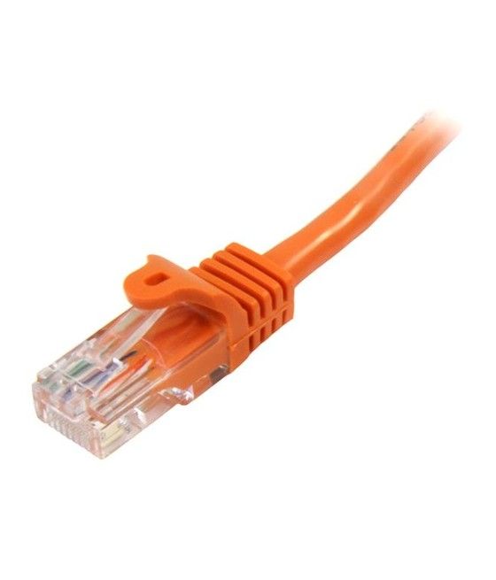 StarTech.com Cable de Red de 5m Naranja Cat5e Ethernet RJ45 sin Enganches
