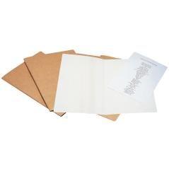 Subcarpeta liderpapel folio kraft interior blanco 240g/m2 - Imagen 1