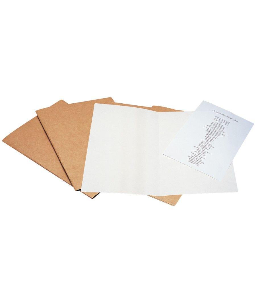 Subcarpeta liderpapel folio kraft interior blanco 240g/m2 - Imagen 1