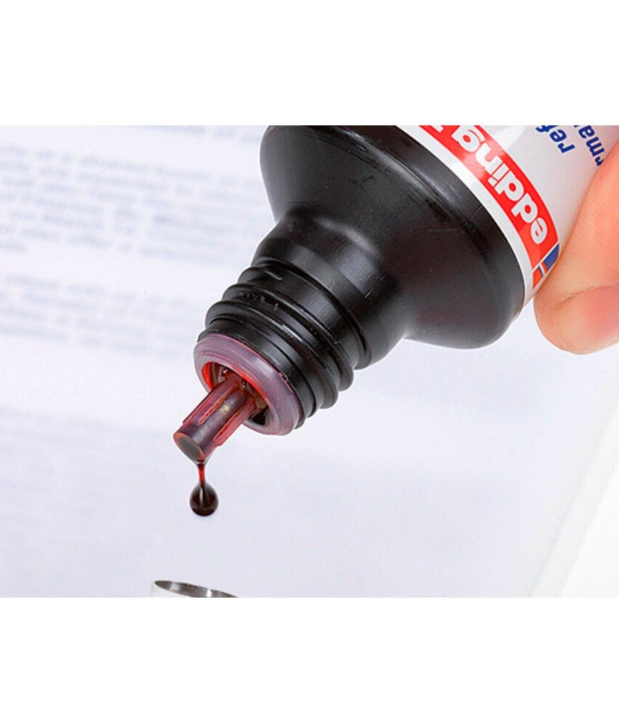 Tinta rotulador edding t-100 negro frasco de 100 ml - Imagen 1