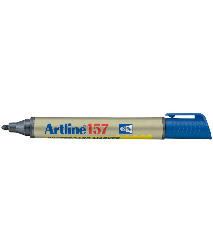 Rotulador artline pizarra ek-157 azul -punta redonda 2 mm - Imagen 1