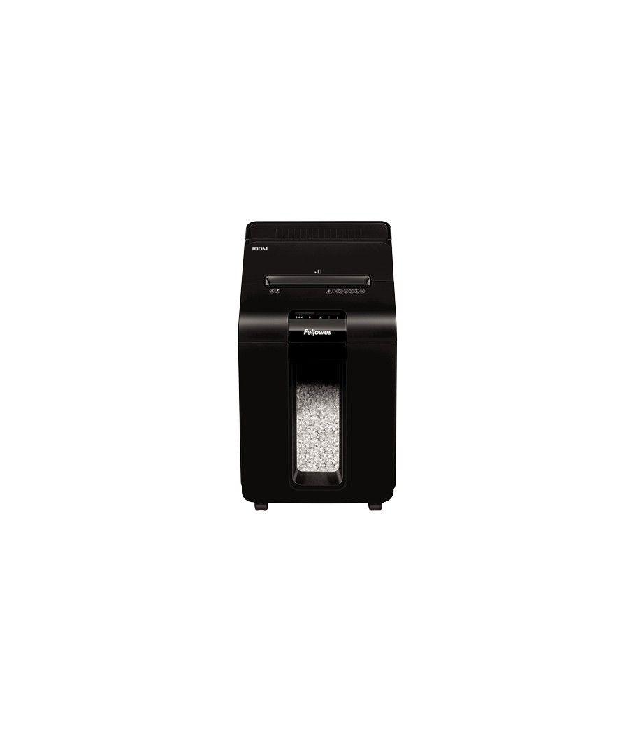 Fellowes AutoMax 100M triturador de papel Corte en partículas 22 cm Negro - Imagen 3