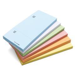 Talonario liderpapel mostrador 50x110 mm tl08 celeste con matriz - Imagen 1