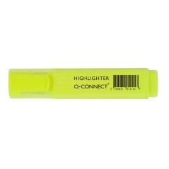 Rotulador q-connect fluorescente amarillo punta biselada - Imagen 1