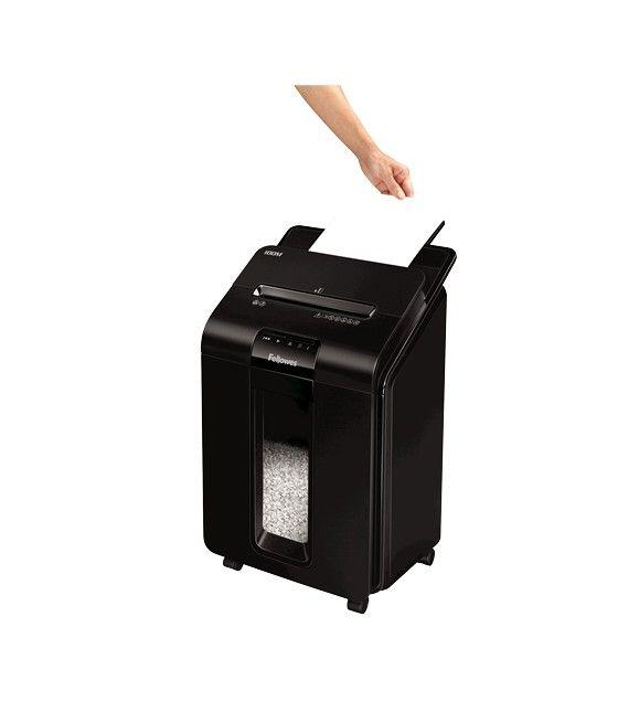 Fellowes AutoMax 100M triturador de papel Corte en partículas 22 cm Negro - Imagen 5