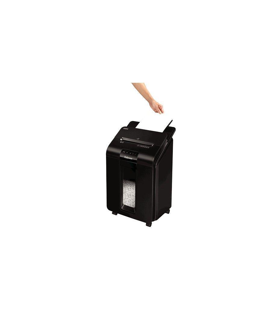 Fellowes AutoMax 100M triturador de papel Corte en partículas 22 cm Negro - Imagen 5