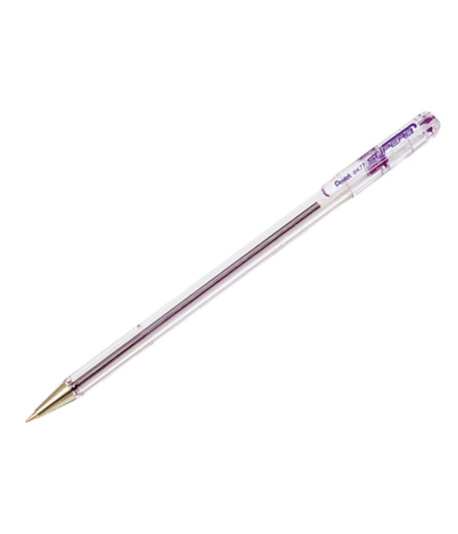 Bolígrafo pentel bk-77 v violeta - Imagen 1