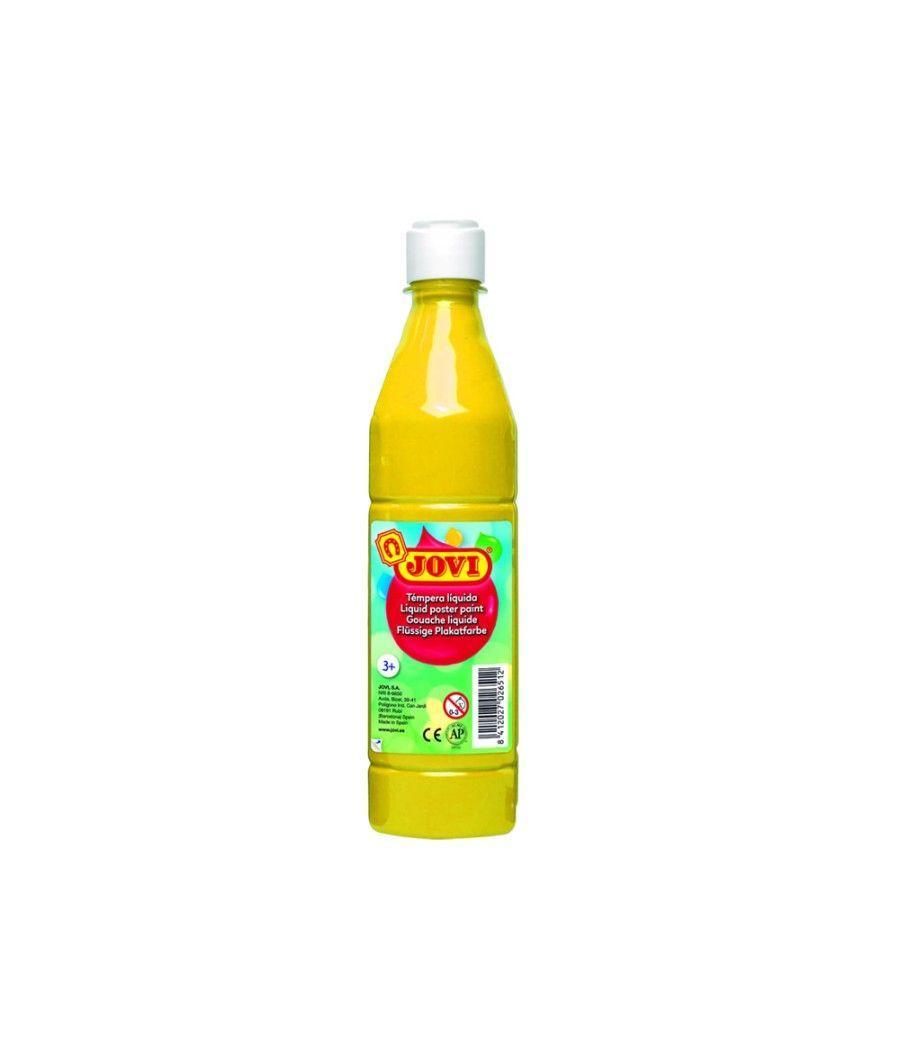 Tempera líquida jovi escolar 500 ml amarillo claro - Imagen 1