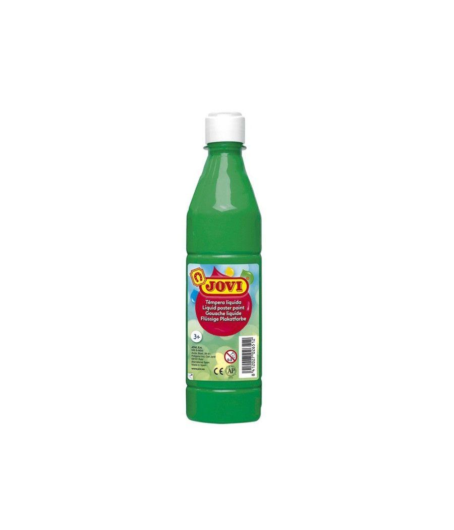 Tempera líquida jovi escolar 500 ml verde medio - Imagen 1