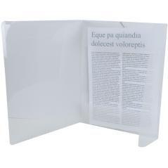 Carpeta liderpapel gomas solapas 34964 polipropileno din a4 transparente translucido - Imagen 1