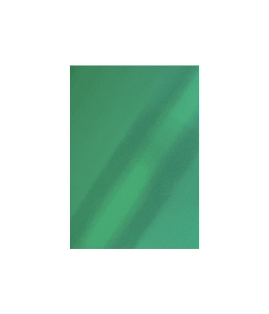 Cartulina liderpapel 50x65 cm 235g/m2 metalizada verde - Imagen 1