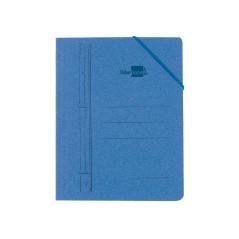 Carpeta liderpapel gomas folio bolsa cartón pintado azul - Imagen 1