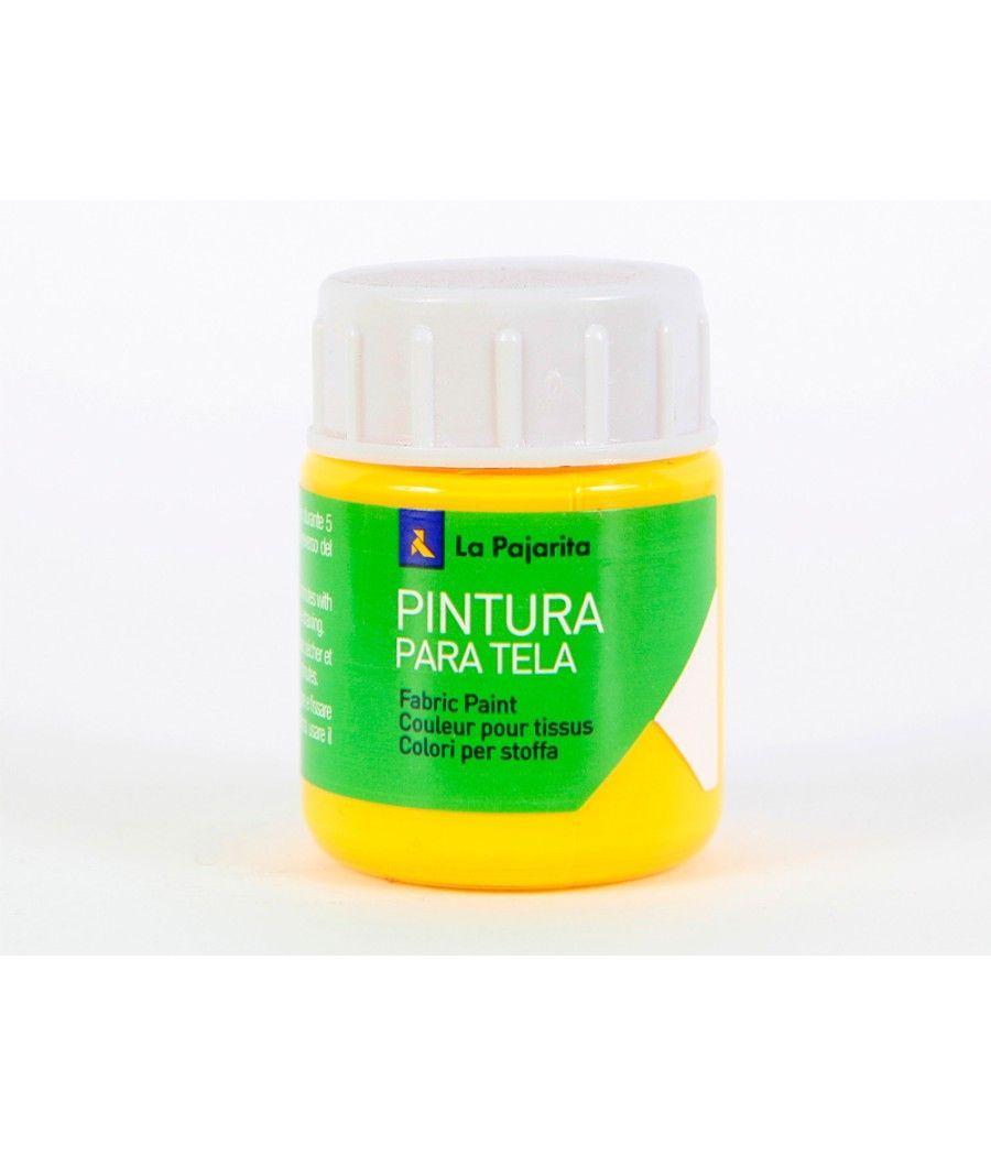 Pintura para tela la pajarita amarillo real 25 ml - Imagen 1