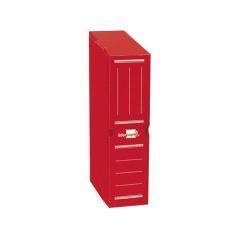 Caja archivo definitivo plástico liderpapel rojo 387x275x105 mm - Imagen 1