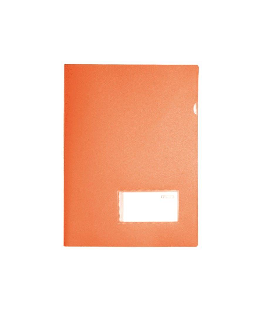 Carpeta liderpapel dossier a4 u ero naranja flúor opaco - Imagen 1