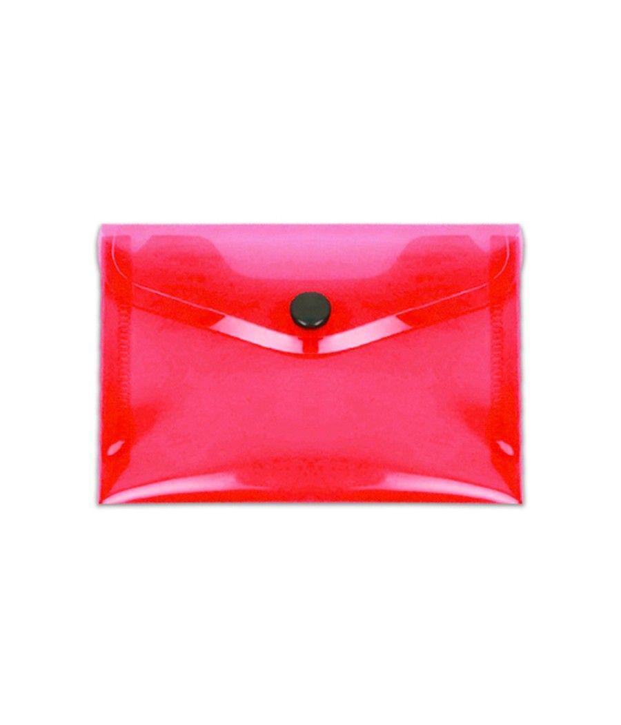 Carpeta liderpapel dossier broche polipropileno din a7 rojo translucido - Imagen 1