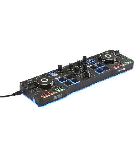 Hercules Starlight Mesa de mezclas con opción de realizar scratch conectando un CDJ 2 canales Negro - Imagen 1