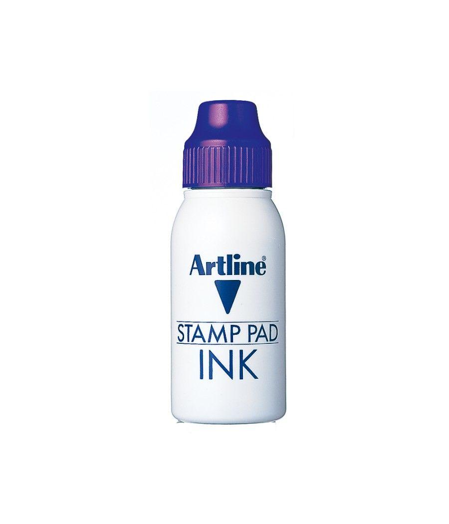Tinta tampón artline violeta frasco de 50 cc - Imagen 1