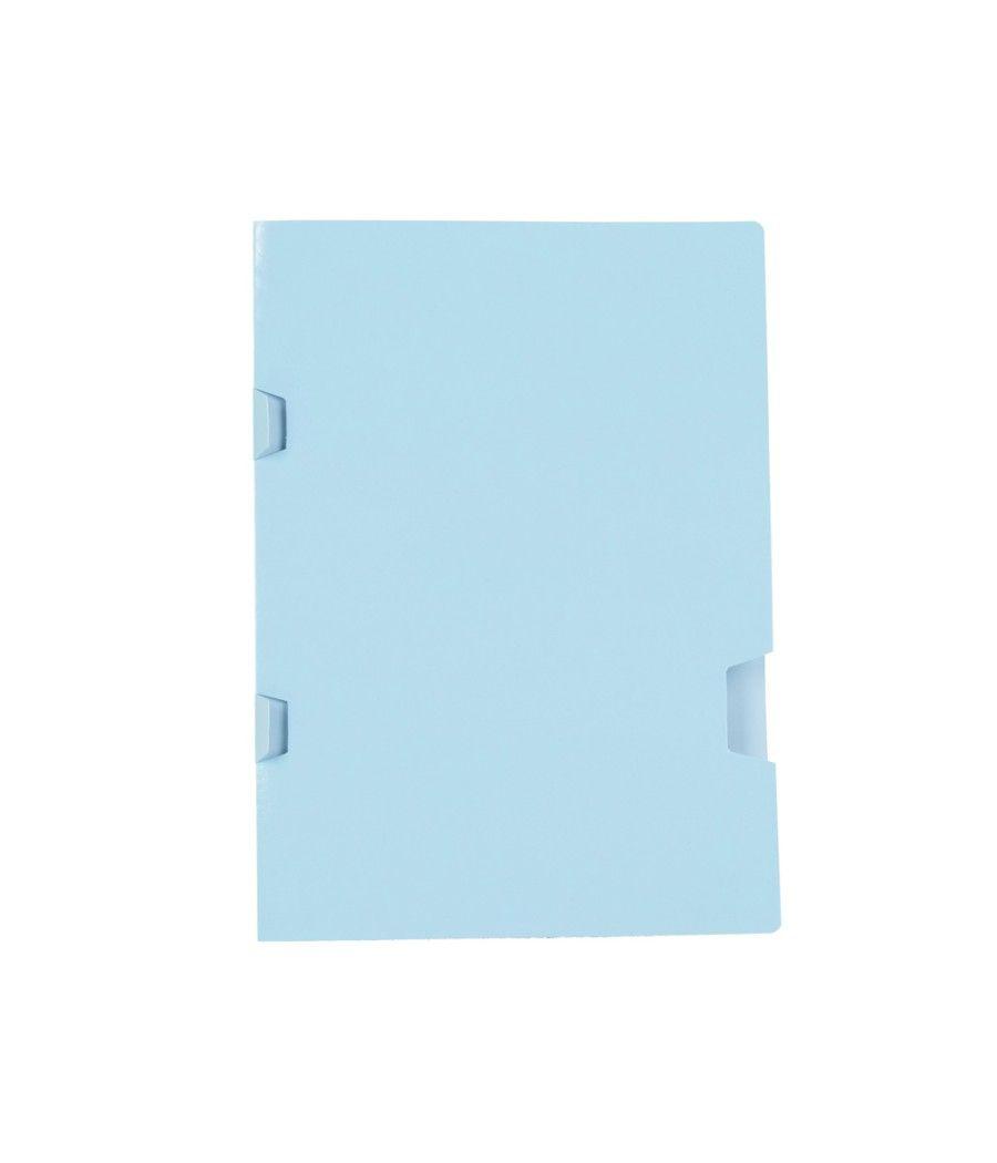 Subcarpeta liderpapel folio azul tres uñeros plastificada 160g/m2 - Imagen 1