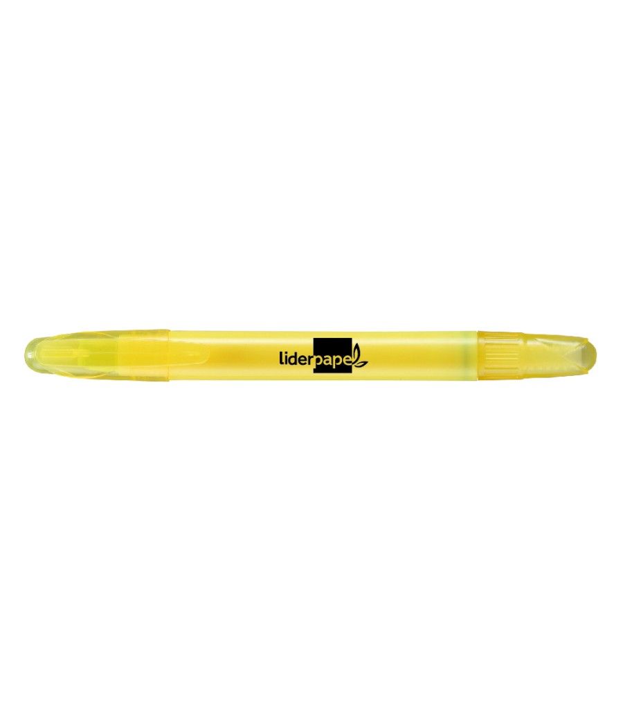 Marcador de cera gel liderpapel fluorescente color amarillo - Imagen 1