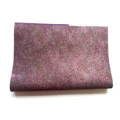Goma eva con purpurina liderpapel 50x70cm 60g/m2 espesor 2 mm bicolor rosa verde - Imagen 1