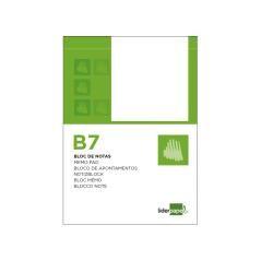 Bloc notas liderpapel liso b7 80 hojas 60g/m2 perforado - Imagen 1