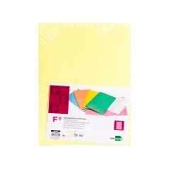 Subcarpeta liderpapel folio amarillo pastel 180g/m2 - Imagen 1