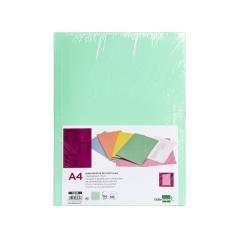 Subcarpeta liderpapel a4 verde pastel 180g/m2 - Imagen 1