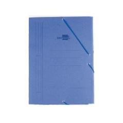 Carpeta liderpapel gomas octavo bolsa cartón compacto azul - Imagen 1